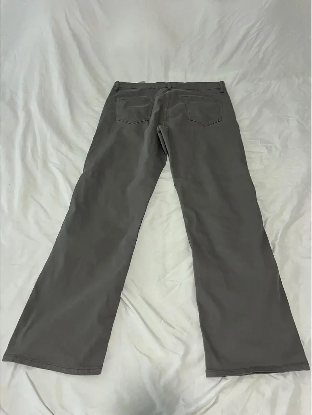 Banana Republic The Traveler Pants Mens 38x32 Gray stretch Slim Fit 132